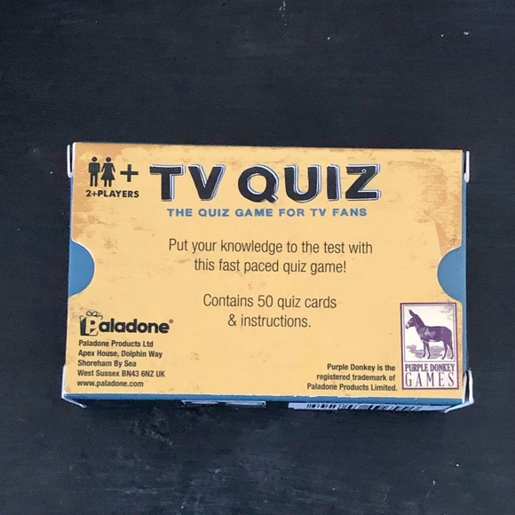 Set of 4 Paladone Trivia Games: TV Quiz Travel Quiz & Gaming Quiz Card Game Deck - Picture 5 of 11